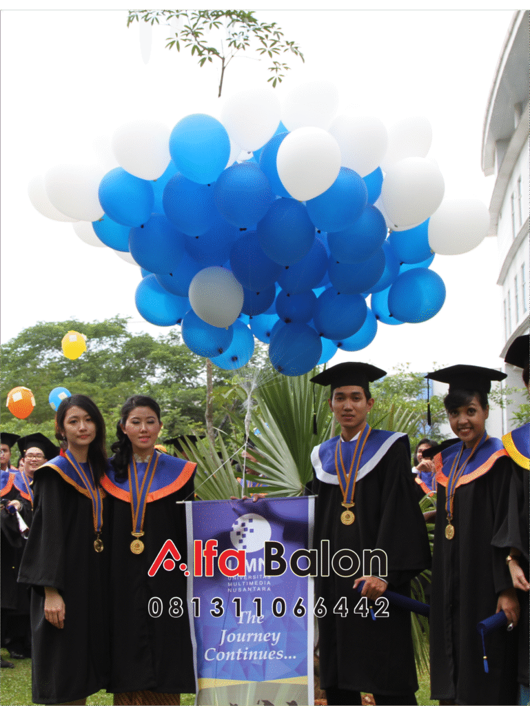 Balon Gas Wisuda